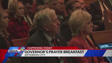 Gov. Mike Parson hosting final prayer breakfast today